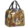 Divine Mercy Seigneur Jésus Je fais confiance en toi sac à lunch thermique Femmes Jésus Portable Lunch Tote Multifuncti Food Box V2CO #