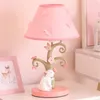 Tischlampen koreanische Harz Cartoon Baumstofflampe für Foyer Study Kinder Schlafzimmer Nacht