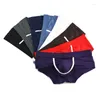 Onderbroek Zachte heren Sexy Comfortabele Lage Taille Boxer Briefs Ardennenzakje Ademend Mode Ondergoed U-convexe Modaal