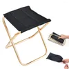 Mobilier de Camp Portable petit tabouret pliant Camping Mini taille Mortable pour voyage randonnée pêche jardinage avec sac de transport