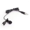 Microfones 1 Pcs Confortável Omnidirecional Lavalier Lapel Clip Mic 3.5mm Condensador para Sistema Sem Fio