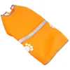 Vestuário para cães de vestuário refletivo fluorescente roupas de estimação de alta visibilidade