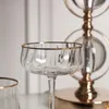 Vinglasglasglas dessert kopp cocktail festglas ges bägare glass skålmaterial för bar B03E