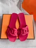 10A Designer Sandales Femmes Fides Luxury Slippers G Famous Flats Shoes Plateforme en cuir authentique Haute qualité