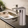 Liquid Soap Dispenser Touchless Stainless Steel Adjustable Volume 3 Modes For Bathroom Free Standing Battery