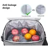 15l Sac thermique Boîte à lunch pour le travail Sac de pique-nique Voiture Bolsa Réfrigérateur Portable Sac isotherme Sac à dos alimentaire j4Px #