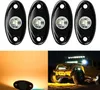 4 PODS LED -stenljus, vattentät led neon underglödljus för bilbil ATV UTV SUV Offroad Boat Underbody Glow Trail Rig Lamp