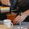Kaffescoops pulverhammare mätning av skedböna presser hemverktyg dubbelhöjda tampers espressokoncentrat