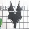 Women Designers Bikini luksus litera drukuj jednoczęściowy stroje kąpielowe plaż