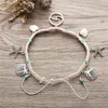 Tornozeleiras Vagzeb Bohemian Starfish Stone Set para Mulheres Vintage Handmade Onda Tornozeleira Pulseira na Perna Praia Oceano Jóias