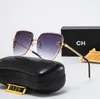 Gafas de sol de marca Chanela para mujeres marcos de gran tamaño Gafas de sol de moda