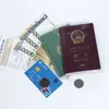 Accessori da viaggio Porta passaporto in marmo vintage ID Cover Donna Uomo Porta carte di credito portatile Passaporto Busin Custodia a portafoglio in pelle PU O3Mx #