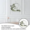 Decorative Flowers Cotton Double Ring Wall Hanging Design Wedding Bouquet Decoration Cross-border Artificial Home Door Wreath The