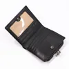 2024 echte Lederbrieftasche für Frauen Luxus fi Kurzer Bifold Frauen Geldbeutelhalter mit Kiss Lock Close Coin Pocket G8BP#