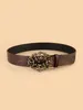 Fashion S Decor Textured Buckle Women's Belt 240326