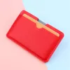 6 Color Mini PU Leather ID Card Holder Coin Purse Women Men Busin Card Cover Bank Credit Card Box 3 Slot Slim Case h0rq#