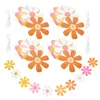 Feestdecoratie 5 stuks Gelukkige Verjaardag Decoraties Kleine Daisy Krans Banner Bloembenodigdheden Papieren Slinger Kleuterschool Hangende Baby