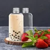 Wine Glasses 10 Pcs Plastic Juice Bottles Drink Sealing Juices Milk Take Disposable Beverage Take-Out Cups Drinking Lids