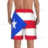 Shorts pour hommes Maillots de bain pour hommes Maillots de bain Drapeau de Porto Rico Maillots de bain Maillots de bain Sports de course Surffing