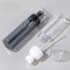 Garrafas de armazenamento portátil 30/80/100ml recarregável transparente plástico perfume atomizador mini vazio spray garrafa acessórios viagem