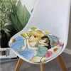 Cushion/Decorative Pillow Marmalade Boy European Meditation Cushion Stool Pad Dining Chair Tatami Seat Cushion Anti-Slip Sofa Cushion Y240401