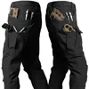 Waterproof Tactical Pants Men Military Shark Skin Soft Shell Fleece Trousers Outdoor Waterproof Army Wear-resistant Cargo Pant 240326