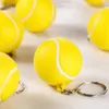 Küchenaufbewahrung, 20 Stück Tennisball-Gelb-Schlüsselanhänger für Partygeschenke, Schule, Karneval, Belohnungstüte, Geschenkfüller, Sport-Souvenir