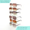 Les lunettes de soleil 1PC montrent les supports de rack Eyeglasse en plastique Afficher le support de rangement des verres d'étagère Organisateur de maison