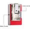 マルチカラーメタルマルチファンクティカードホルダーStainl Steel Wallet RFID Ultra-Thin Minimalist Style Aluminum Card Holder 633T＃