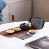 1 Pot Fills 3 Cups Tea Travel Set Portable Single Kung Fu Teaware Sets Outdoor Camping Culture Lovers Gift 240325