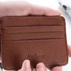 Ultra Slim FRT Pocket Wallet Mens Women Wallet With Card Knings Tree Credit Card Carte Holder MEY CLIP S578 #