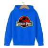 Jurassic Park con cappuccio autunno Dinosaur per bambini vestiti per ragazzi abiti da ragazzo ragazza felpa con cappuccio con cappuccio giurassic world kawaii vestiti