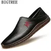 Casual Schuhe Mode 2024 Herren Loafer Leder Echtes Fahren Designer Männer Hohe Qualität Slip Auf Sapato Masculino Chaussure