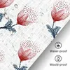 Shower Curtains Farmhouse Printed Flower Seamless Texture Bathroom Frabic Waterproof Polyester Bath Curtain With 12 Hooks