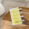 4pcs feminino clipes de cabelo franja lateral Fix Fringe Barrette Makeup Tools