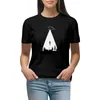Polo da donna T-shirt UFO Forest Grafica con stampa animalier Camicia per ragazze Top carini in cotone