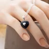 Collana Seiko Ins Black Agate Love S925 in argento puro Design piccolo e lussuoso con una sensazione al 100% per te {category}