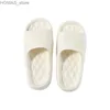 home shoes Drooping Slippers for Women Summer Home Non-Slip Bathroom Bath Couple Thick Bottom Home Mens Sandals Summer Simplicity Y240401