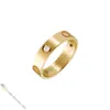 Love Jewelry Designer for Women Gold Ring 3 Diamonds Titanium Steel Rings Gold-Plated Never Fading Nongergic, Store/21621802