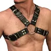 Belts Men's Leather Straps With Adjustable Body Restraints Fetishism Homosexuality Sexy Chest Punk Carnival Sex