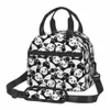 Isolierte Lunchtasche mit süßem Panda für Mädchen, Carto-Tierdruck, Thermo-Lunchbox, wiederverwendbare Kühlbox, Bento-Tasche für Arbeit, Schule, Picknick 60qC#