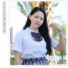 Japanese Student Short Sleeve White Shirt For Girls Middle High School Uniforms Dress Jk Uniform Top LargeSize XS5XL 240325