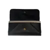 Kvinnliga plånböcker LG Tri-Fold Wallet Purse Fresh Leather Female Clutch Card Holder 1973 C0OH#