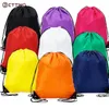 portable SportBag Thicken Drawstring Belt Riding Backpack Gym Drawstring Shoe Bag Clothe Backpack Waterproof Bolsa Tela Infantil B2wp#