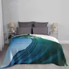 Koce Warzenie Ocean Wave-Cweet Trend Trend Styl Zabawny moda miękka rzut koc fala natury Podróż krajobrazowych