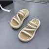 Платформа моды Slippers Женщины Внешняя одежда 2024 Лето открытая ножка не устала.