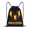 gold Mis 10 Soccer Football Drawstring Bags Women Men Portable Gym Sports Sackpack Shop Storage Backpacks i1VJ#