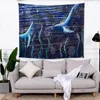 Tapissries Space Tapestry Star Sky Print Wall Hanging Witchcraft Hippie mattan Boho Decoration Home Decor Tapisserie