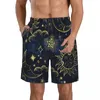 Men's Shorts Summer Swimwear Cosmos Astrology Sun Moon Beachwear Swim Trunks Men Swimsuit