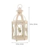 Bougeoirs chandelier maison stand fer lanterne décor table pièce maîtresse support en verre